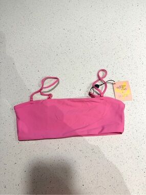 NWT Skatie Annie Bikini Top - Dahlia Hot Pink - S